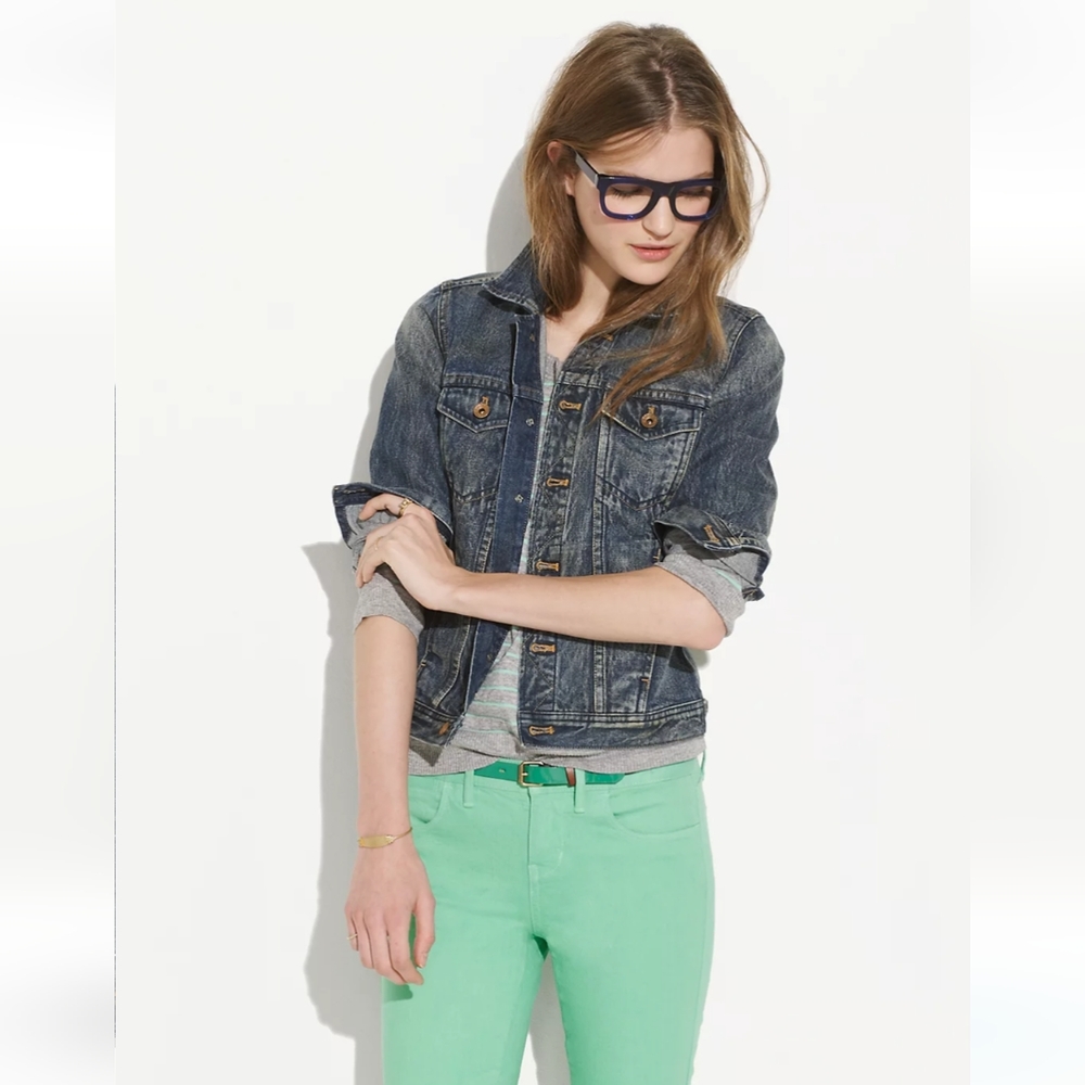 Women's Madewell Jean Jacket in Storm Cloud Wash